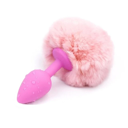 Sensual 8907 Fluffy Bunny Tail Silicone