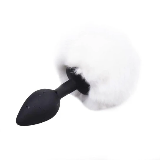 Sensual 8907 Fluffy Bunny Tail Silicone