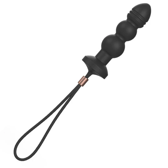 Sensual 911 Silicone Vibrating Anal Beaded Plug