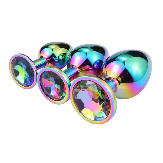 Shining Neochrome Anal Set (3 Piece) Accessible 8690