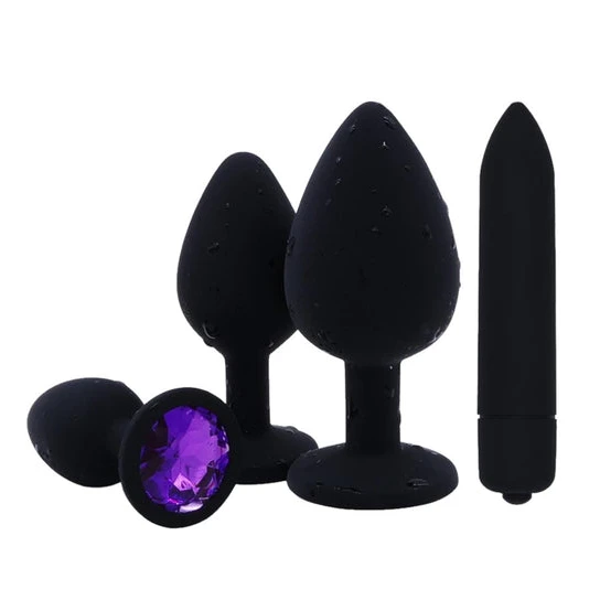 Silicone Amethyst Anal Kit (3 Piece) ReadyForPlay 5383