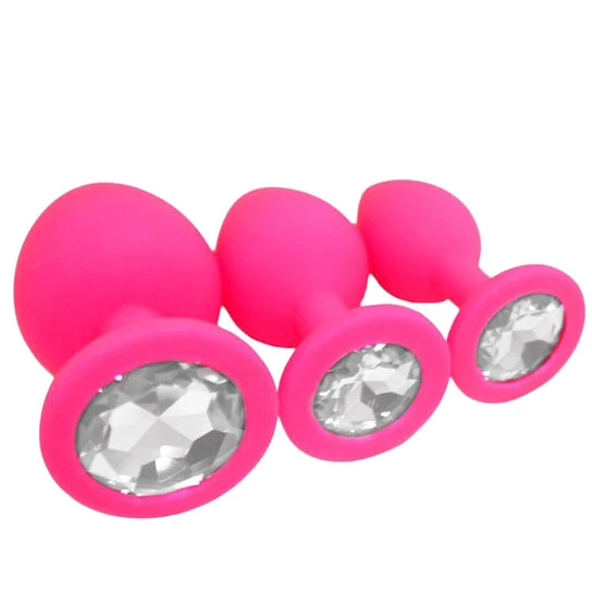 Silicone Jeweled Plug Starter Set (3 Piece) CustomerFavorite 4890