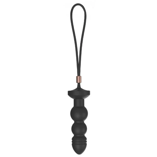 Silicone Vibrating Anal Beaded Plug CustomerFavorite 1013