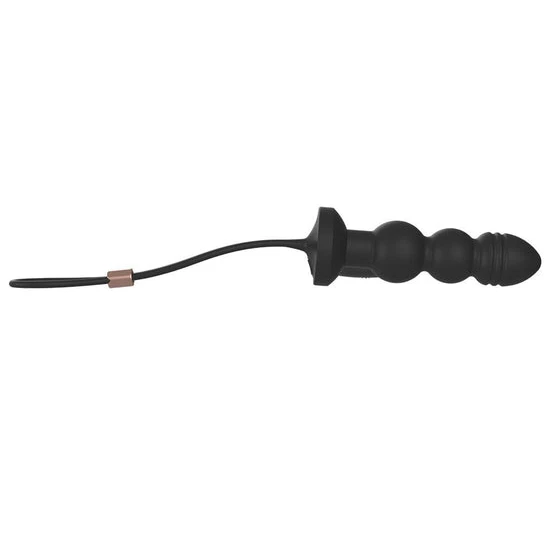 Silicone Vibrating Anal Beaded Plug CustomerFavorite 1013
