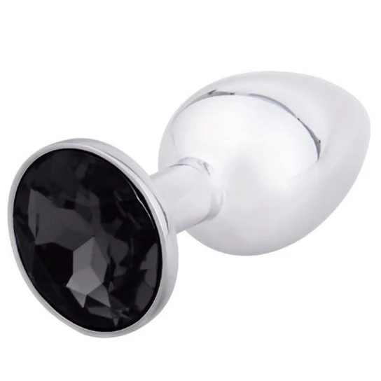SleekDesign 1850 Elegant Gemmed Steel Plug