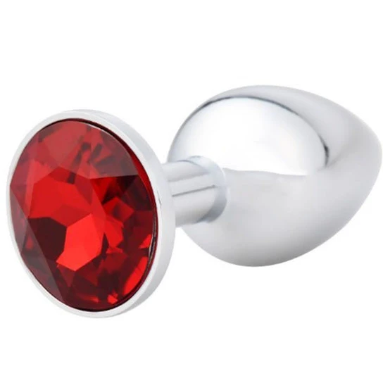 SleekDesign 1850 Elegant Gemmed Steel Plug