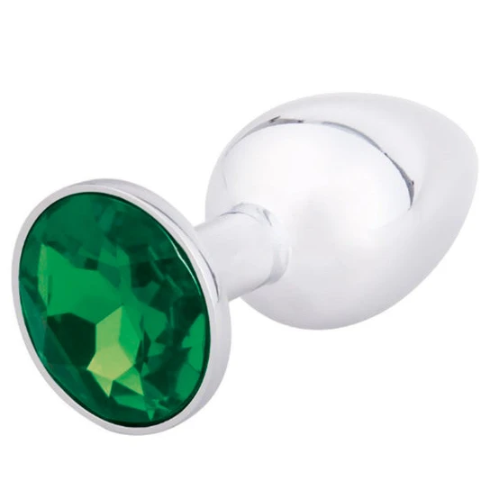 SleekDesign 1850 Elegant Gemmed Steel Plug