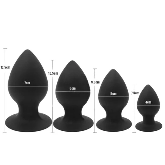 SleekDesign 2652 Black Silicone Training Plug