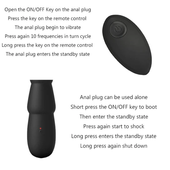 SleekDesign 6718 Long Dildo Rocket Anal Vibrator