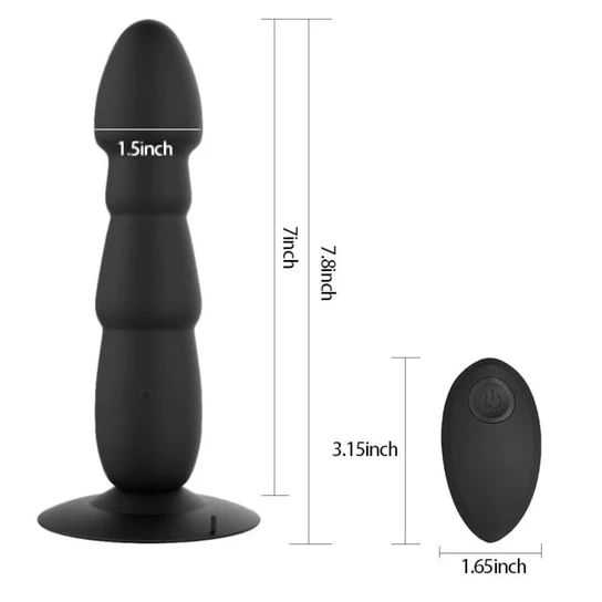 SleekDesign 6718 Long Dildo Rocket Anal Vibrator