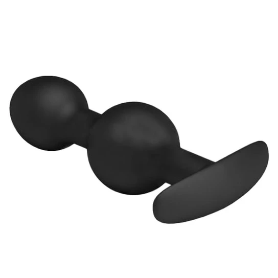 SleekDesign 9005 Black Bead Silicone String Anal Toy