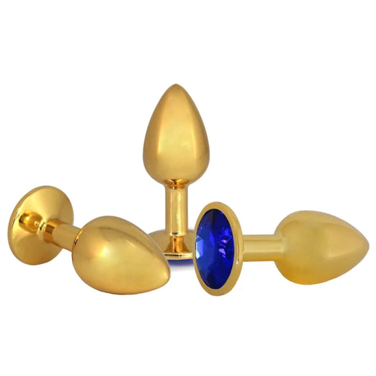 Small Golden Rose Jeweled Plug EverydayUse 6012