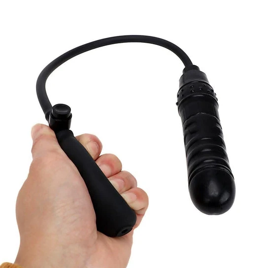 Small Pleasure Pump Silicone Inflatable Ass Dildo Ergonomic 1426