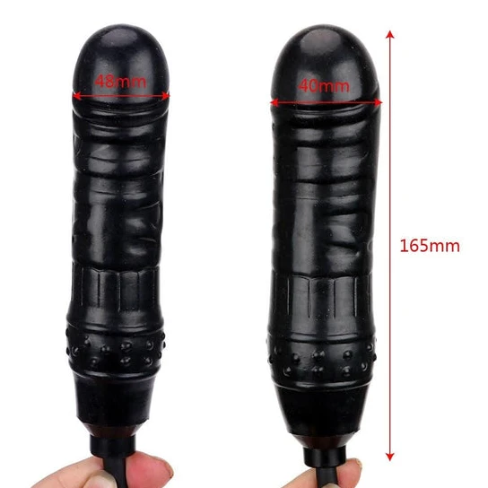 Small Pleasure Pump Silicone Inflatable Ass Dildo PerfectFit 287