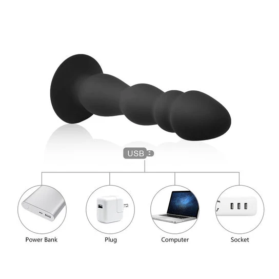 Small Ridged Anal Vibrator GreatBenefit 4334