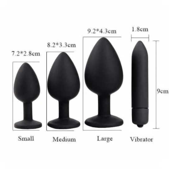 Smooth Silicone Diamond Starter Kit (3 Piece) Sensual 7714