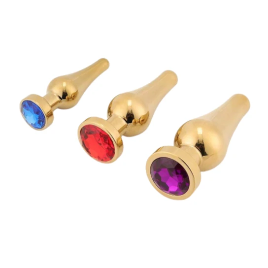 Tapered Gold Anal Jewel Starter Kit (3 Piece) CustomerFavorite 923
