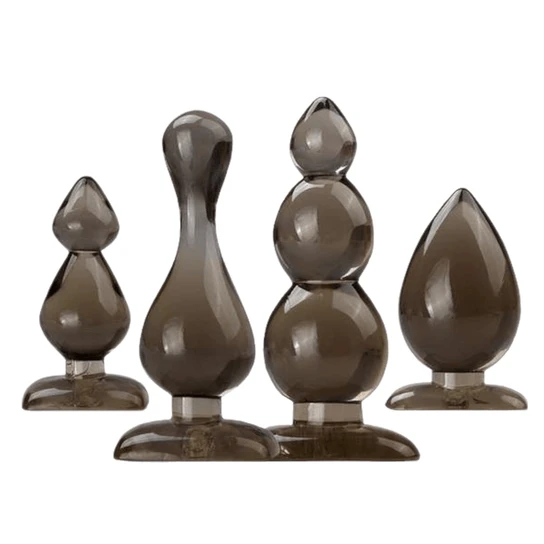 Transparent Black Kit (4 Piece) Elegant 7139