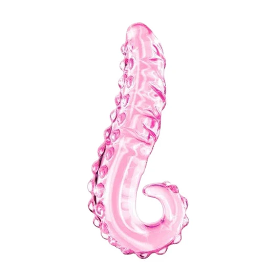 TravelFriendly 5217 Pink Anal Tentacle Glass Dildo