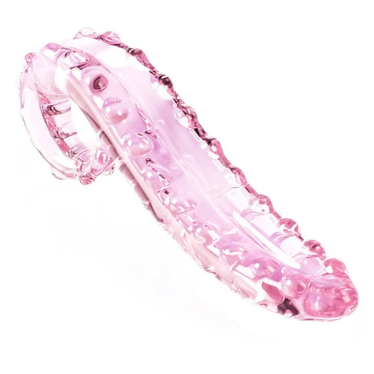 TravelFriendly 5217 Pink Anal Tentacle Glass Dildo