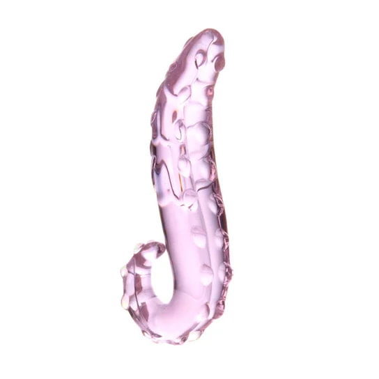TravelFriendly 5217 Pink Anal Tentacle Glass Dildo