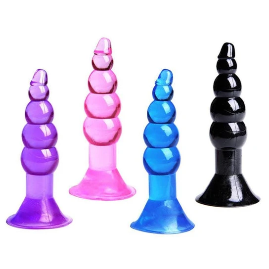 TravelFriendly 6778 Jelly Anal Silicone Beaded Plug