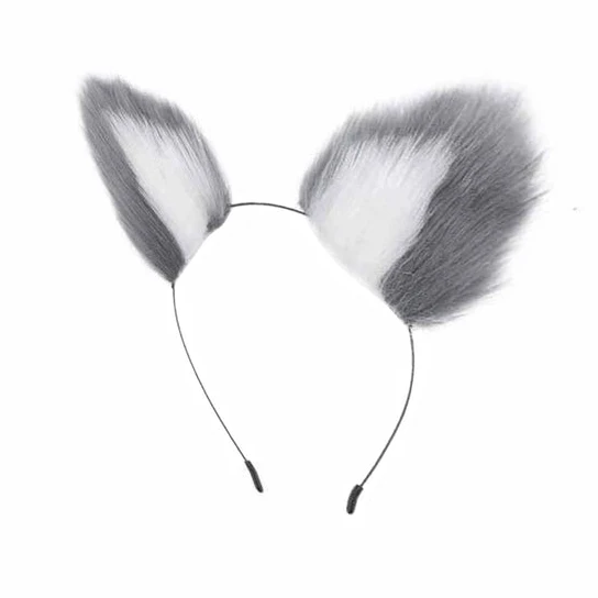 TravelFriendly 933 Grey with White Pet Ears