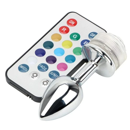 Trusted 336 LED RGB Anal Remote Plug
