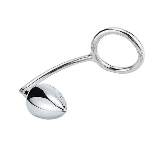 Trusted 3385 Stainless Steel Anal Hook with Cock Ring Set