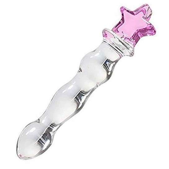Trusted 6072 Moon And Star Anal Glass Plug Dildo