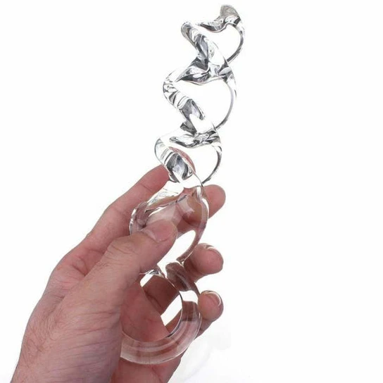 Trusted 9150 Huge Twisted Glass Plug