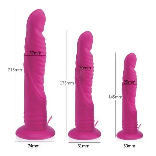 Trusted 9941 Long Suction Cup Anal Vibrating Dildo