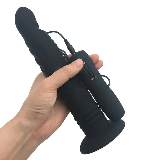 Trusted 9941 Long Suction Cup Anal Vibrating Dildo