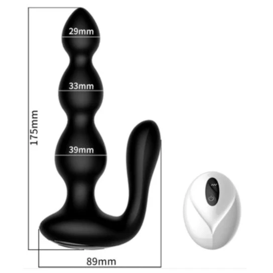Vibrating Anal Multispeed Plug AllNight 7602