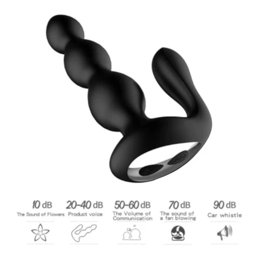 Vibrating Anal Multispeed Plug AllNight 7602
