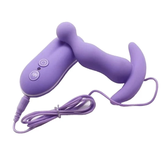 Vibrating Anal Toy Smooth Silicone Plug Ergonomic 9264