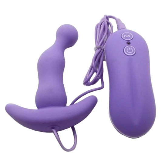 Vibrating Anal Toy Smooth Silicone Plug Ergonomic 9264