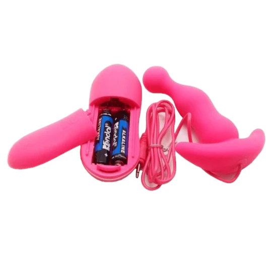 Vibrating Anal Toy Smooth Silicone Plug GreatBenefit 8837
