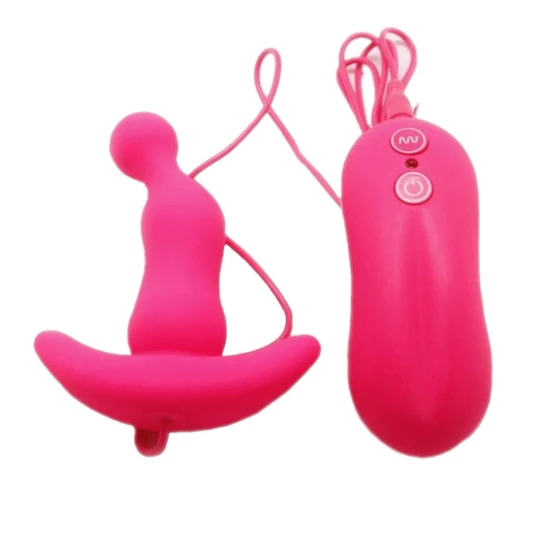 Vibrating Anal Toy Smooth Silicone Plug PerformanceBoost 6223