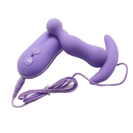 Vibrating Anal Toy Smooth Silicone Plug TravelFriendly 7314