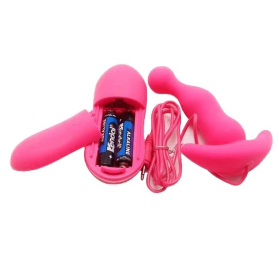 Vibrating Anal Toy Smooth Silicone Plug TravelFriendly 7314