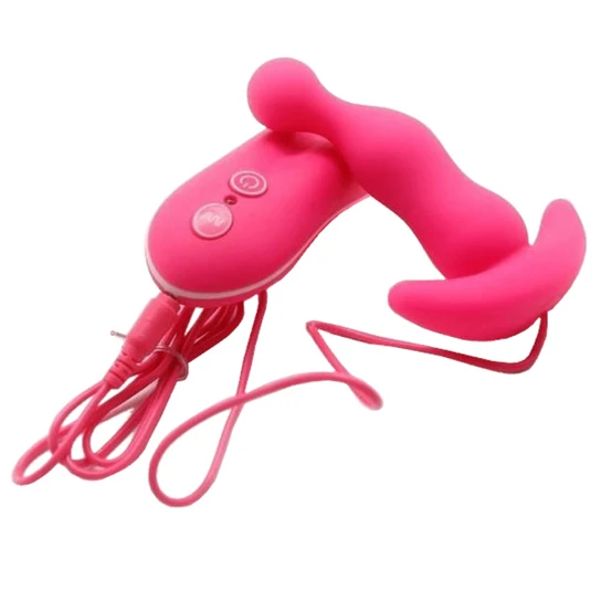 Vibrating Anal Toy Smooth Silicone Plug TravelFriendly 7314