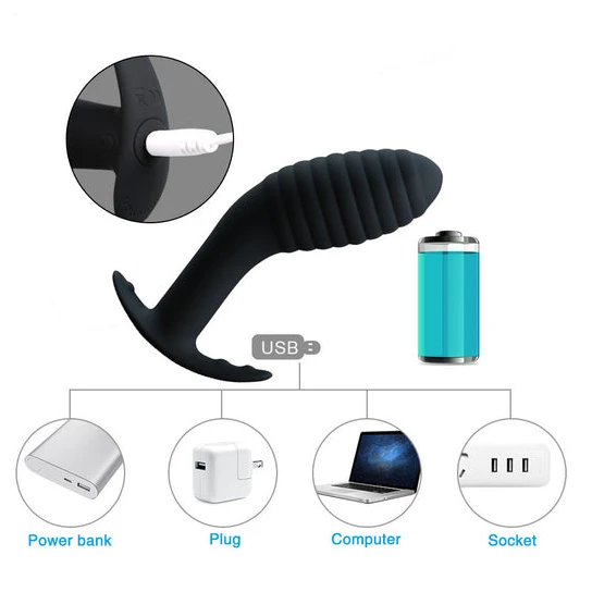 Vibrating Large Anal Toy DiscreetChoice 5198