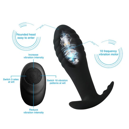 Vibrating Large Anal Toy DiscreetChoice 5198