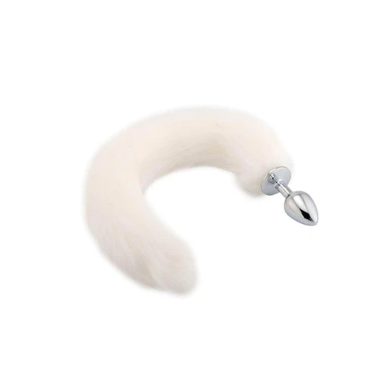 White Cat Tail Plug 16