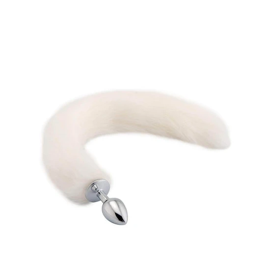 White Cat Tail Plug 16