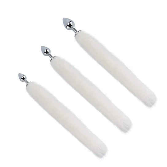 White Cat Tail Plug 16