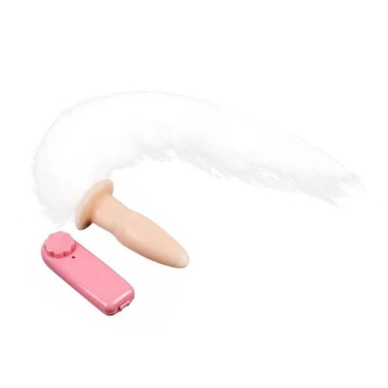 White Fox Tail Vibrator, 13