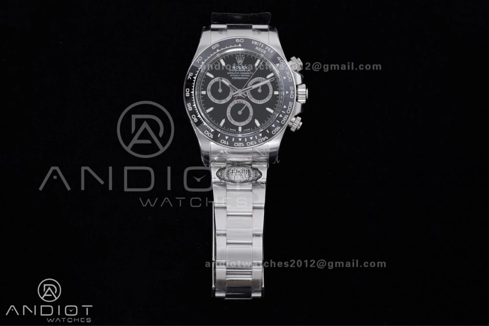 2023 Daytona 126500 Clean 1:1 Best Edition 904L Steel Black Dial on SS Bracelet DD4131