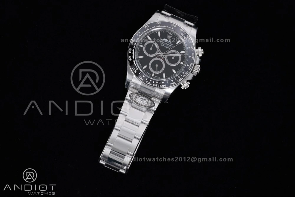 2023 Daytona 126500 Clean 1:1 Best Edition 904L Steel Black Dial on SS Bracelet DD4131